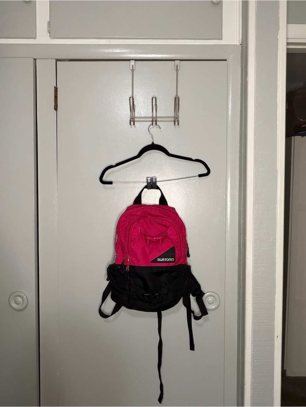 Burton Pink and Black Compact Backpack Organizer